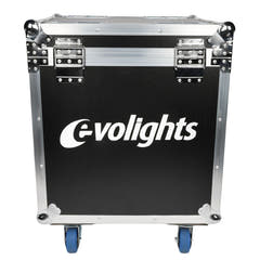 Flightcase 2 x Evolights Lumeno -laitteelle