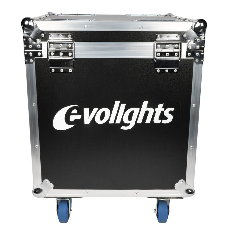 Flightcase 2 x Evolights Lumeno -laitteelle