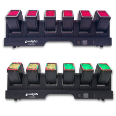Evolights 6 Cannon -liikkuva valopalkki 6x60W RGBW