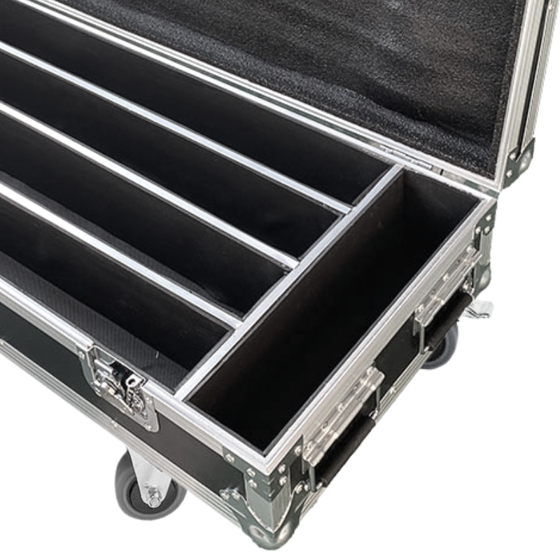 Flightcase 4 x Evolights Glaze Bar -tuotteelle