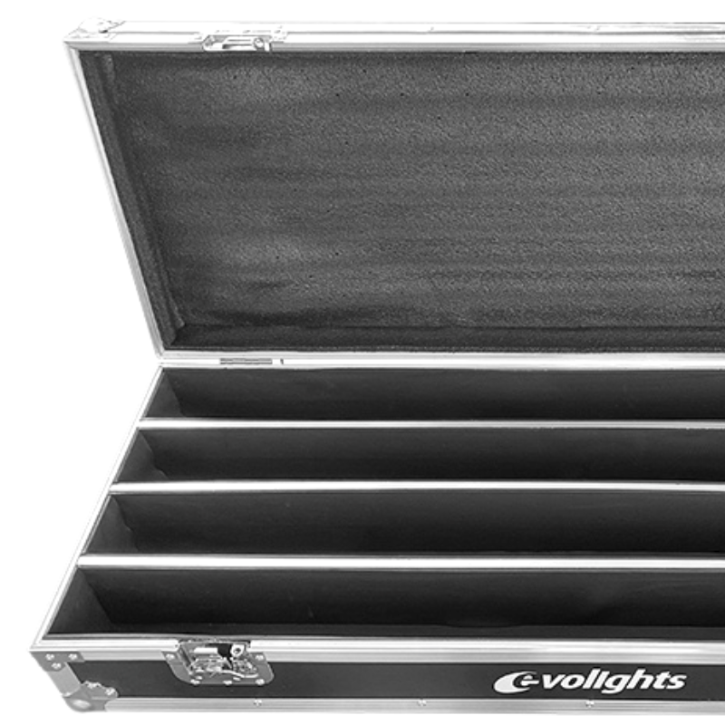 Flightcase 4 x Evolights Glaze Bar -tuotteelle