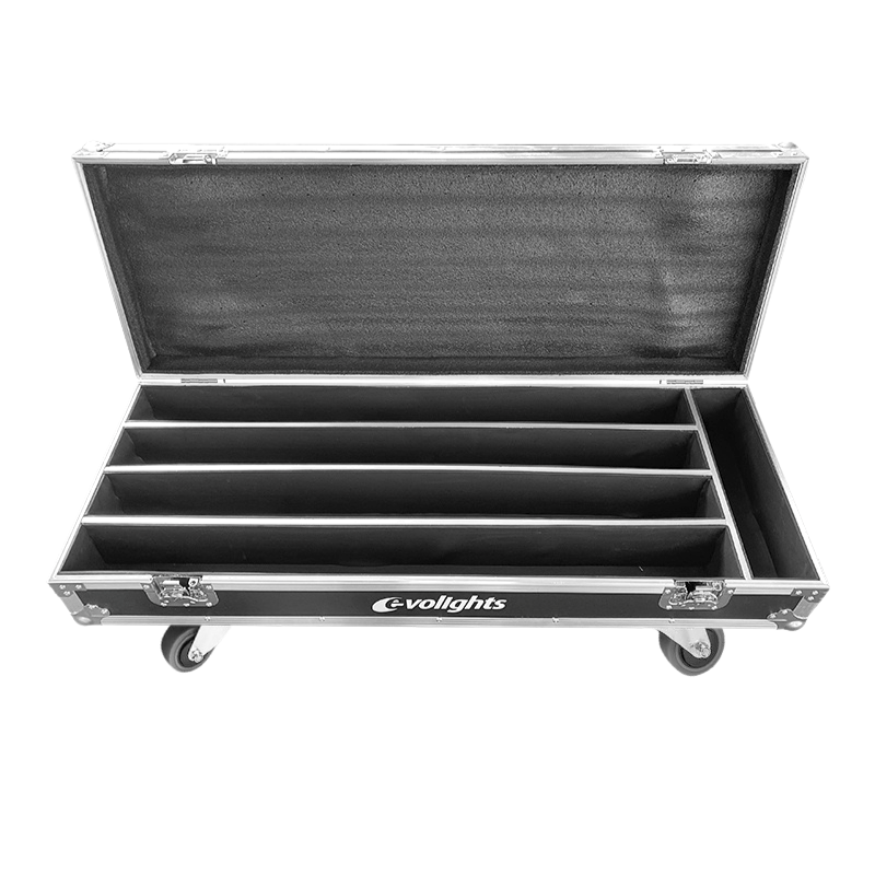 Flightcase 4 x Evolights Glaze Bar -tuotteelle