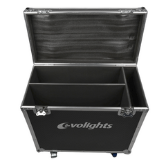 flightcase 2 x Evolights Lumen 7 Ring -laitteelle