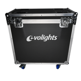 flightcase 2 x Evolights Lumen 7 Ring -laitteelle