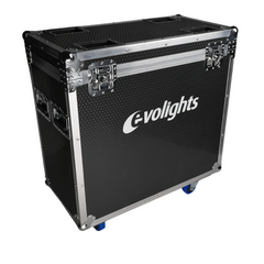 flightcase 2 x Evolights Lumen 7 Ring -laitteelle
