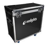 flightcase 2 x Evolights Lumen 7 Ring -laitteelle