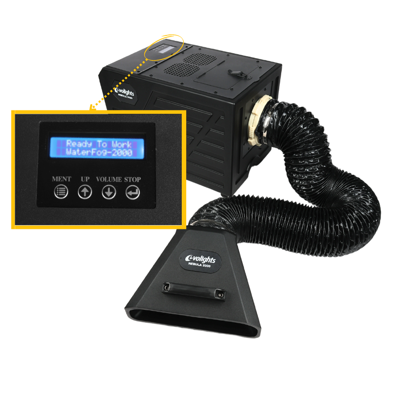 Evolights Nebula 2000 Pro Low Fogmaskine 2000W