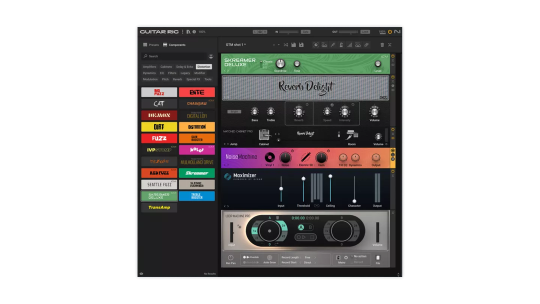 GUITAR RIG 7 PRO -päivityspaketti LE-versiosta