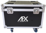 AFX Flightcase 6 x W15 LED-valaisimelle
