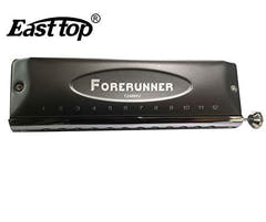 Easttop 'Forerunner' Kromatinen 12-reikäinen Harmonikat (C)