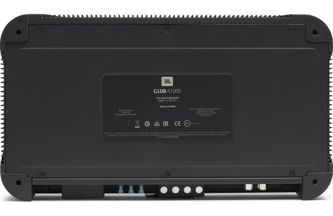 JBL Club A1000 1-kanavainen Auto Vahvistin (2000W)
