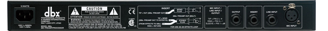 dbx 286S Mikrofon Esivahvistin