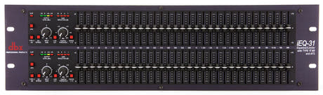 dbx iEQ31 2x 31 Kaistan Graafinen Taajuuskorjain/Rajoitin