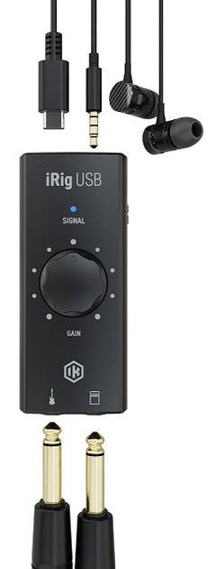 IK Multimedia iRig USB-äänikortti kitaralle