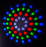 Ibiza LED-valopalkki Moonflower, Laser ja Strobe
