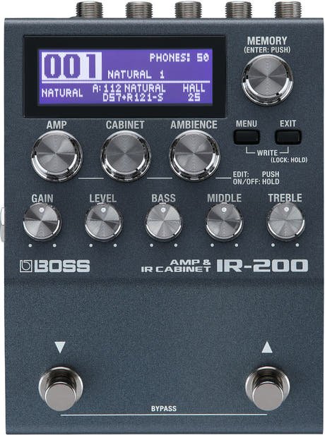 Boss IR-200 Amp Simulator Kitarapedaali