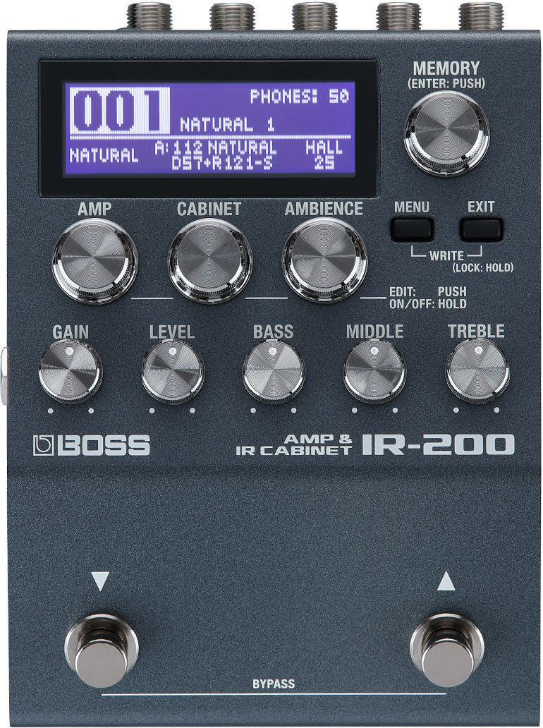 Boss IR-200 Amp Simulator Kitarapedaali