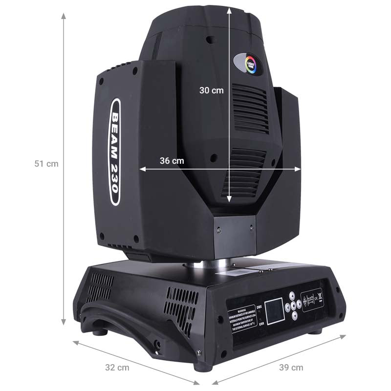 LIGHT4ME 7R BEAM 230W moving head scenebelysningsudladningslampe