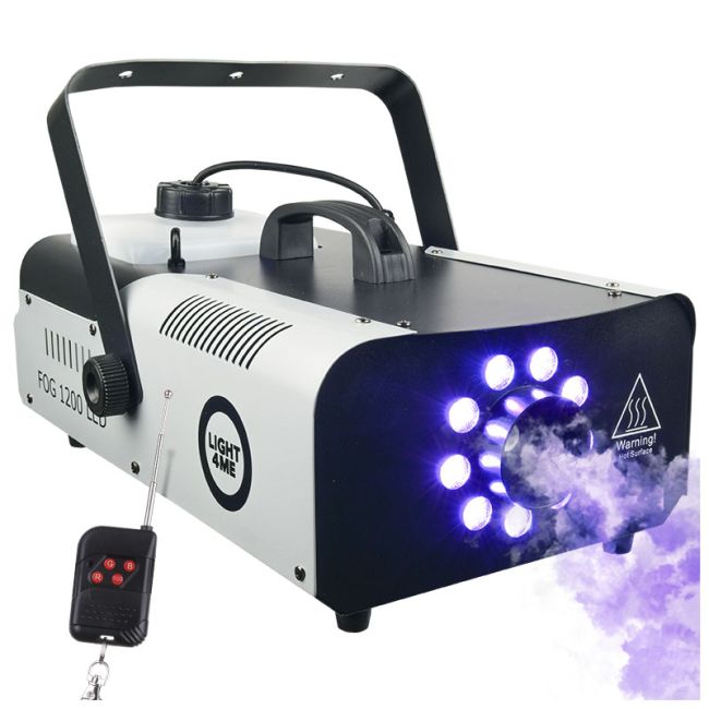 Light4Me Fog 1200 LED Fog Machine 1200W med RGB LED & DMX