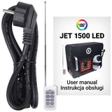 Light4Me JET-1500LED pystysuora Fog Machine LED