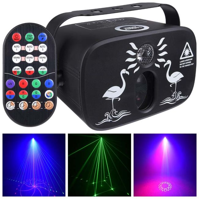 LIGHT4ME PARTY LIGHT 2 LED-Effect discobelysning