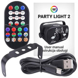 LIGHT4ME PARTY LIGHT 2 LED-Effect discobelysning