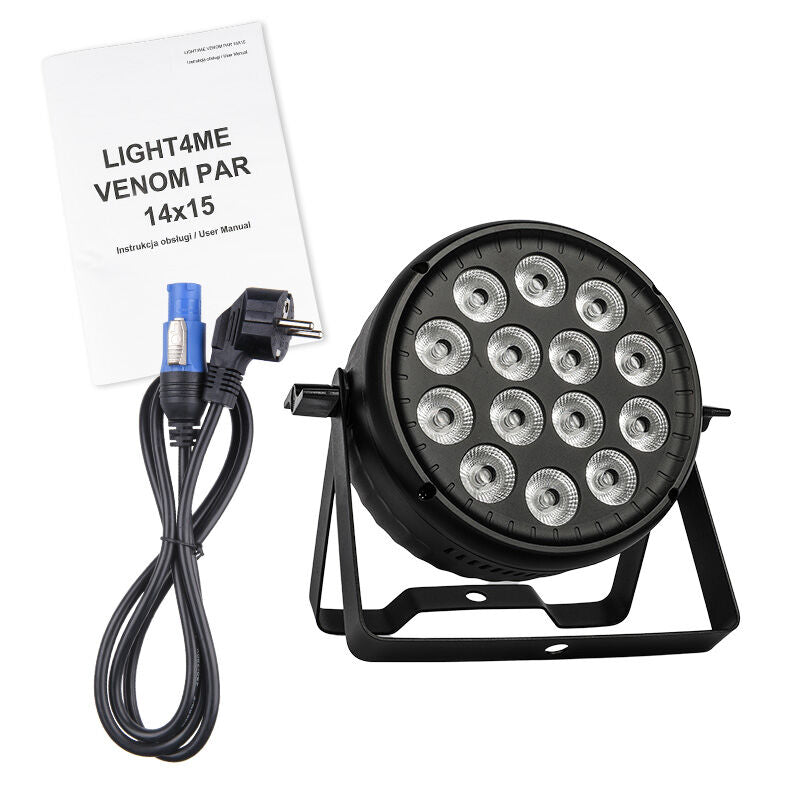 Light4Me Venom PAR 14x15 RGBW LED PAR -heijastinvalaisin