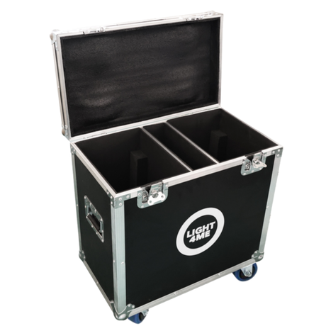 Light4Me 12R Smart Beam Case 2IN1 Flightcase til 2 Moving Heads