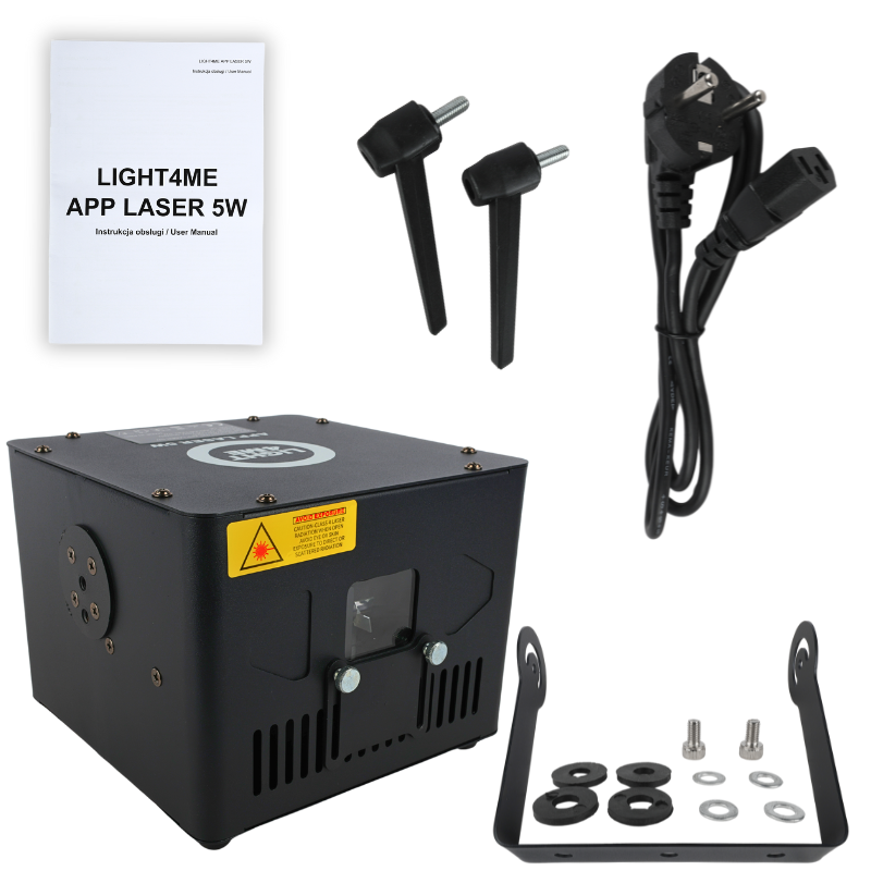 Light4Me 5 W laser RGB:llä ja sovellusohjauksella