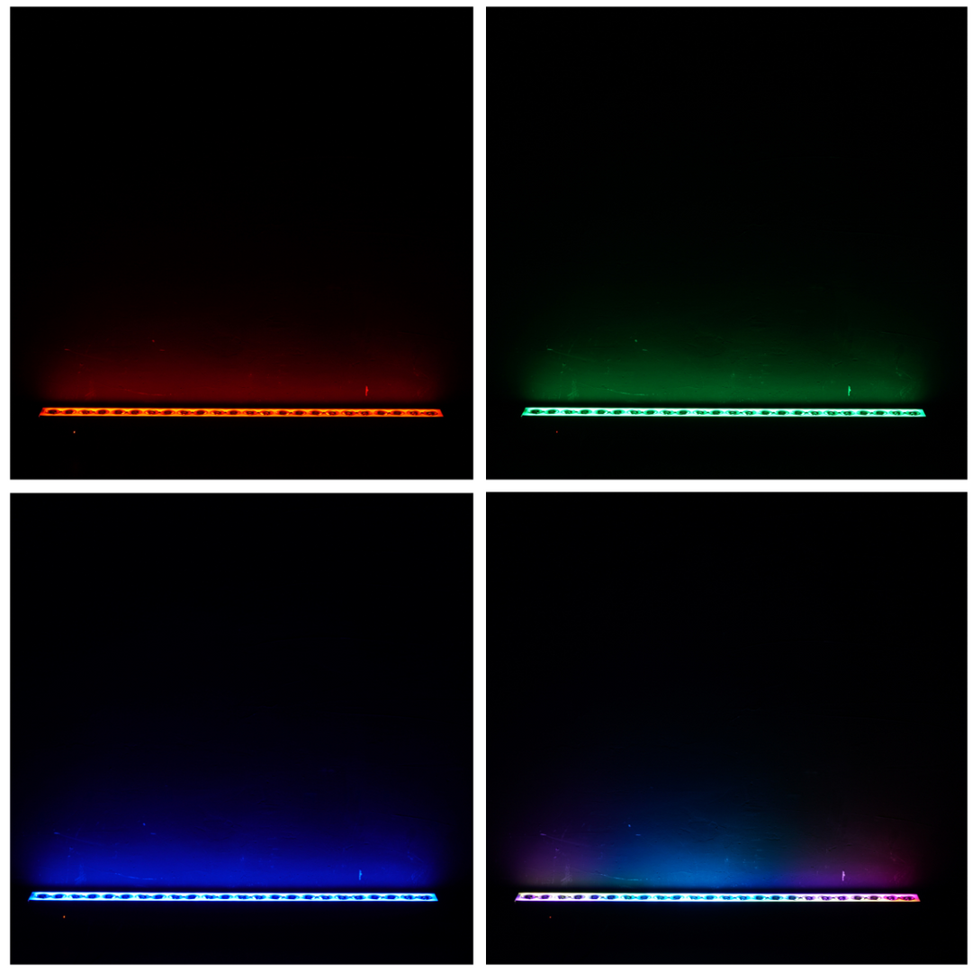 LIGHT4ME AURA PIXEL BAR 24x3W RGBW LED-lys