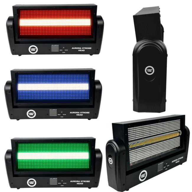 Light4Me Aurora -stroboskooppipää – RGB+WW