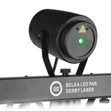 Light4Me T-Bar LED Par Derby Laser MultiBar
