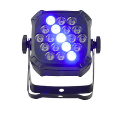 Light4Me Cube PAR 19x3W RGBW LED PAR-kohdevalo