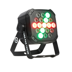 Light4Me Cube PAR 19x3W RGBW LED PAR-kohdevalo
