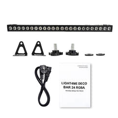 LIGHT4ME DECO BAR 24 RGBA valonauha kello