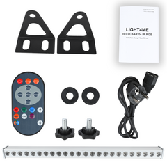 LIGHT4ME DECO BAR 24 RGB IR WH valonhimmennin LED-valaistuksella