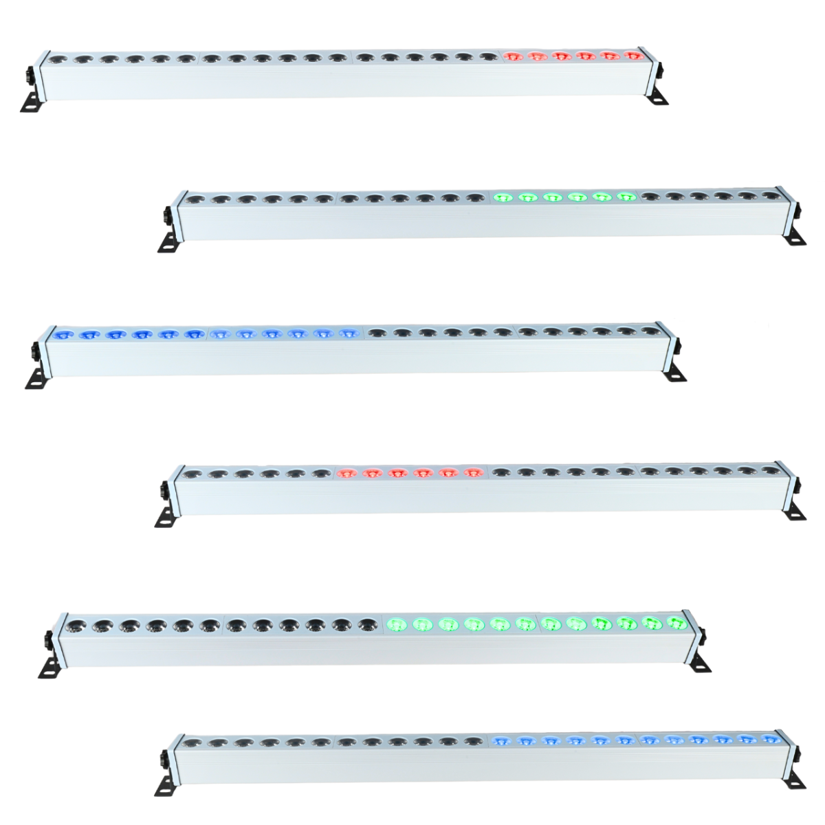 LIGHT4ME DECO BAR 24 RGB IR WH valonhimmennin LED-valaistuksella