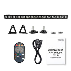 Light4Me Deco-palkki 24 RGBW V2 IR