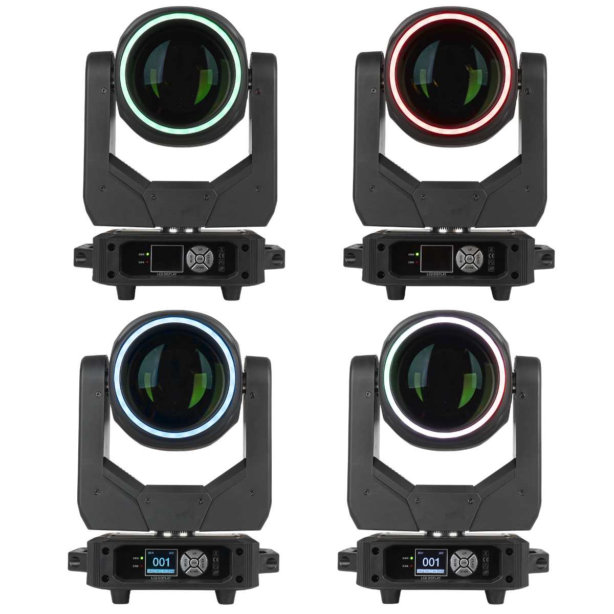 LIGHT4ME FOCUS 200W BEAM RING LED moving head