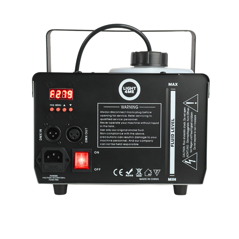 Light4Me FOG 1500 LED Fog Machine med DMX