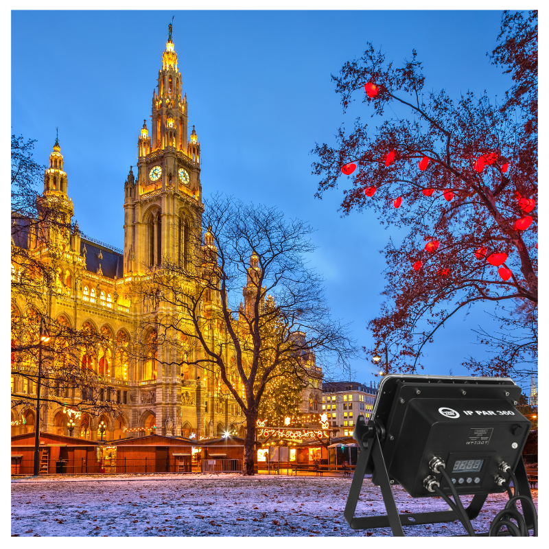 LIGHT4ME IP PAR 360 kohtausvalaisin lyseffekt