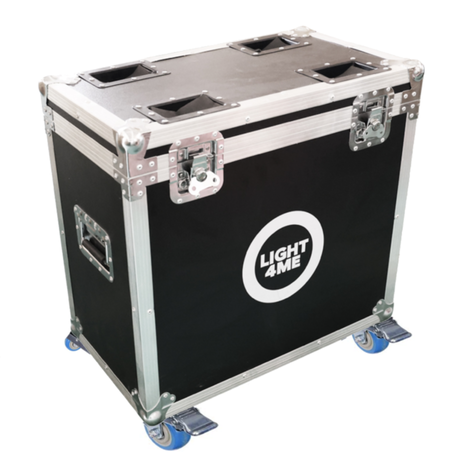 Light4Me Flightcase kahdelle LED BSW 280W