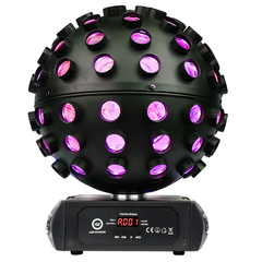 Light4Me LED-pallo 5x18W RGBWA-UV