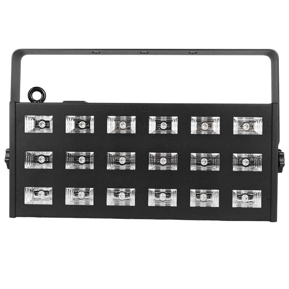LIGHT4ME LED UV 18x3W kohdevalo + strobe DMX