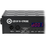LIGHT4ME LED UV 18x3W kohdevalo + strobe DMX