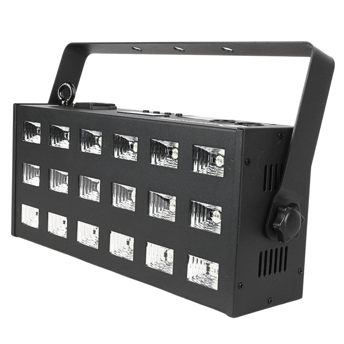 LIGHT4ME LED UV 18x3W kohdevalo + strobe DMX