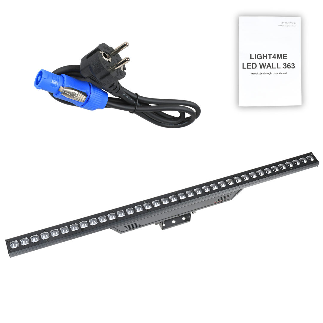 LIGHT4ME LED-SEINÄ 363 DMX valonauha