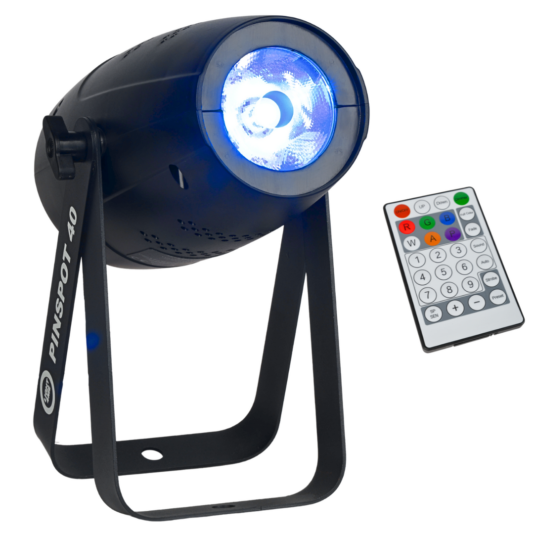 Light4Me Pinspot-valo 40 Watt RGBW
