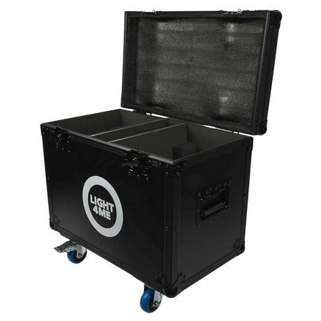 Flightcase kahdelle Light4me Sky Wash 19x15W -valaisimelle