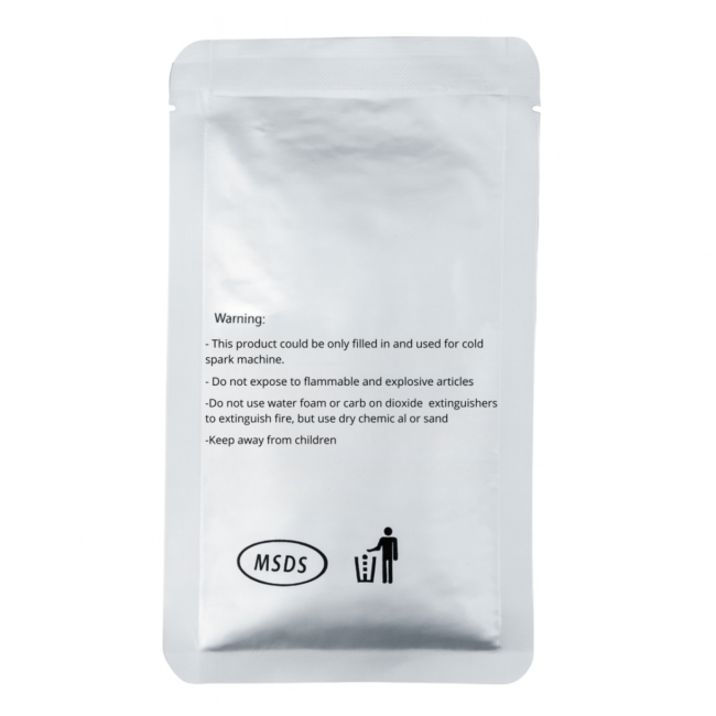 Light4Me Sparkie Powder 200g – Granulaatti Spark Machine -koneeseen (2–3,5 m)